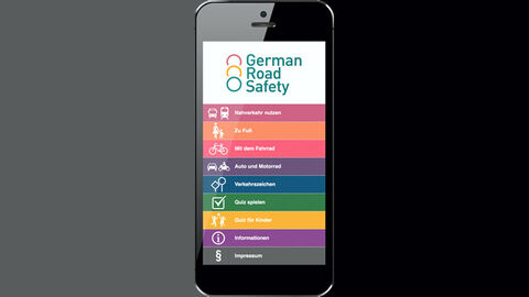 Ein Handydisplay mit der DVR App