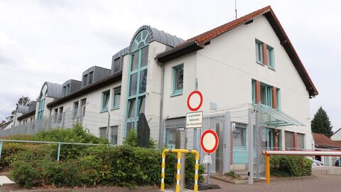 Gebäude der Polizeistation in Eschborn.