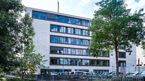 Gebäude der Polizeidirektion Gießen und der Polizeistation Gießen Nord