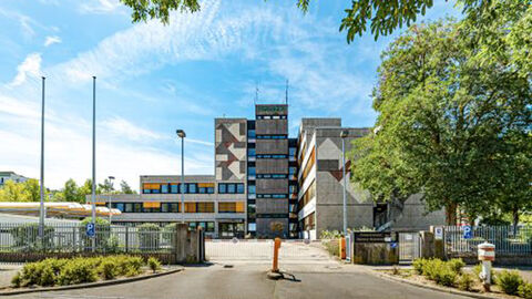 Gebäude der Polizeidirektion und der Regionalen Kriminalinspektion Marburg-Biedenkopf sowie der Polizeistation Marburg