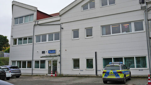 Dienstgebäude der Polizeistation Erbach