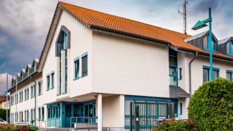 Gebäude der Polizeistation in Bad Vilbel.