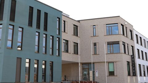 Gebäude des Polizeiposten in Taunusstein.