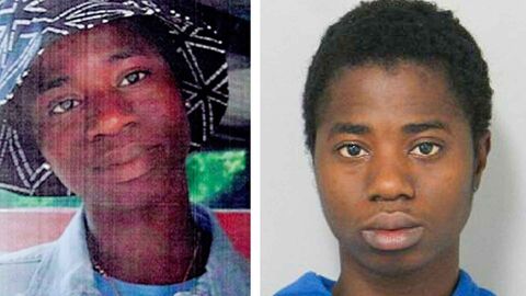 Collage aus zwei Fotos der vermissten 15–jährigen Aminata Dosso