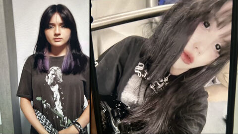 Collage mit zwei Bildern der vermissten Person