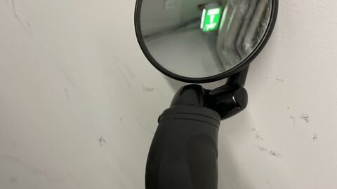 Runder Seitenspiegel des Pedelec