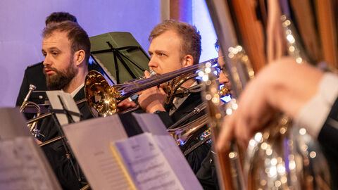 Posaune im Landespolizeiorchester