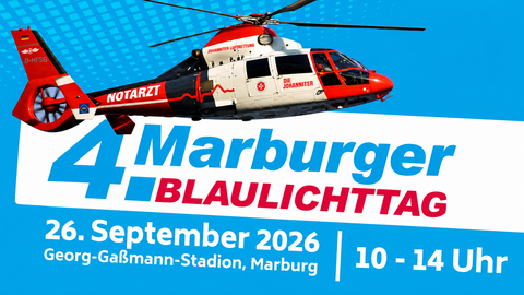 Plakat / Teaser 4. Marburger Blaulichtag 