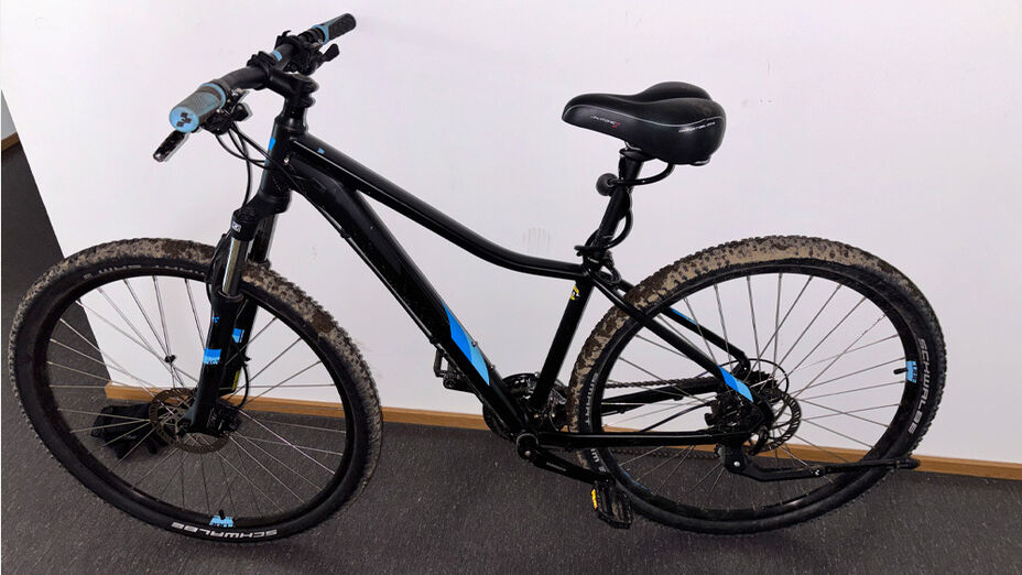 Sichergestelltes Mountainbike der Marke Cube